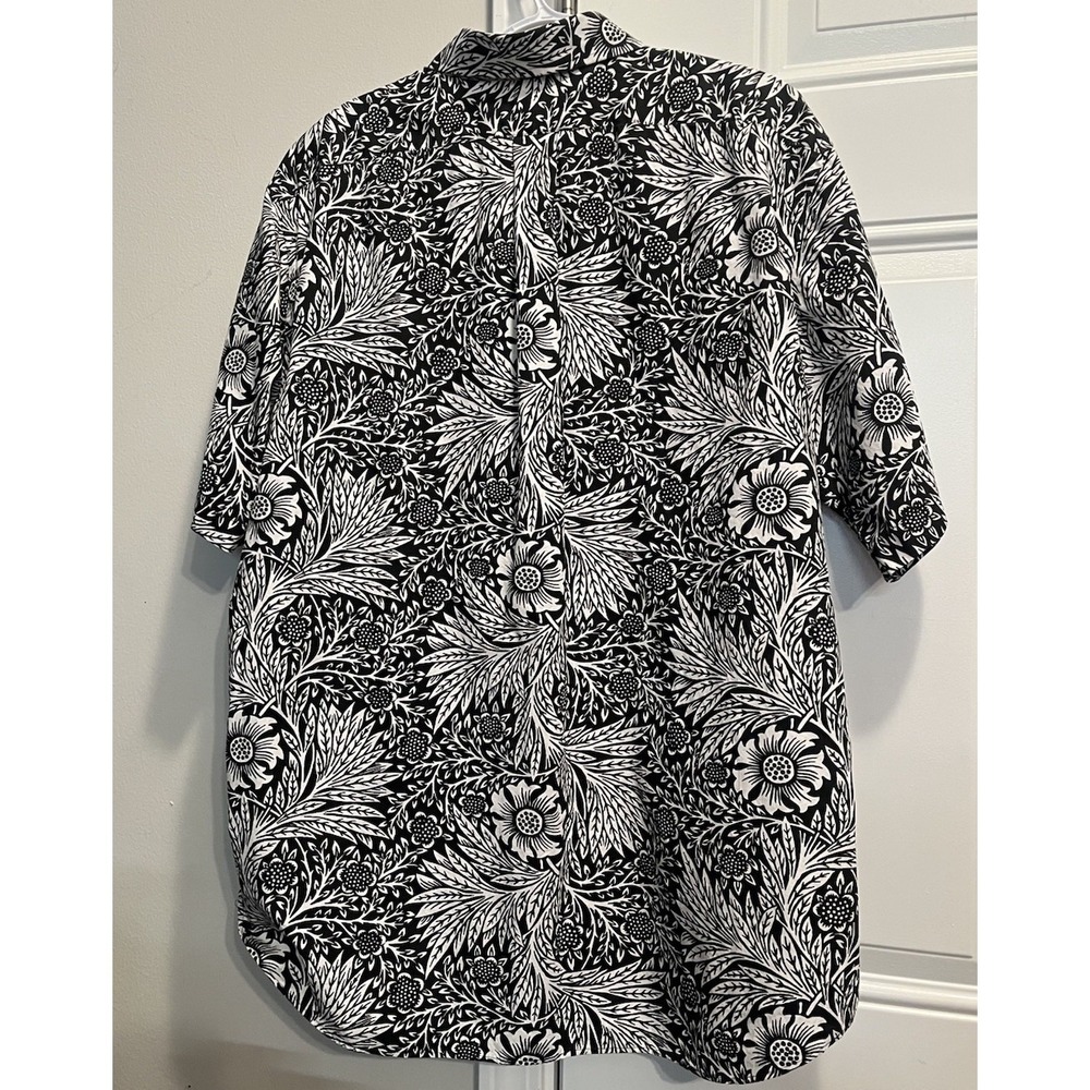Daniel Cremieux Men's Short Sleeve Collared Shirt XL Floral Print Button Down - Picture 5 of 5